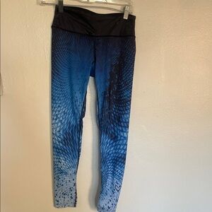 Pelagic Black and Blue Women's Leggings